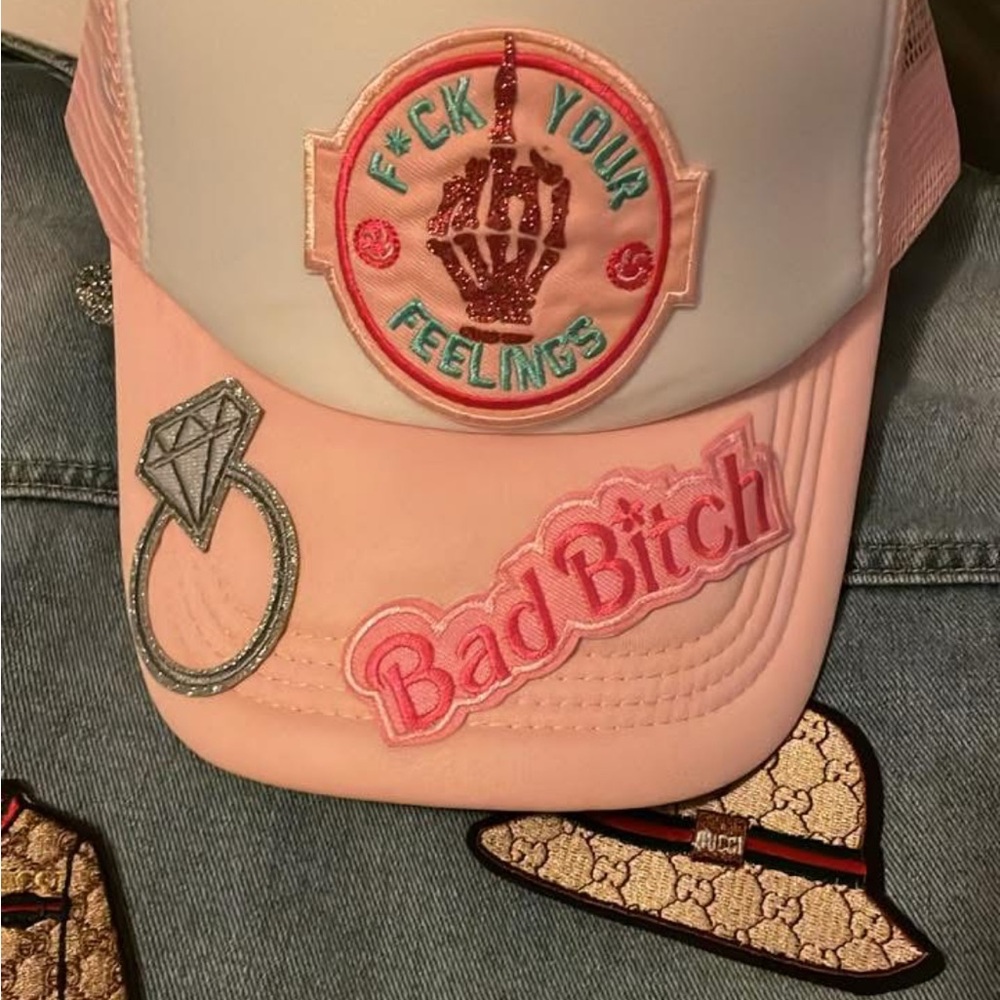 Pink Graphic Trucker Hat